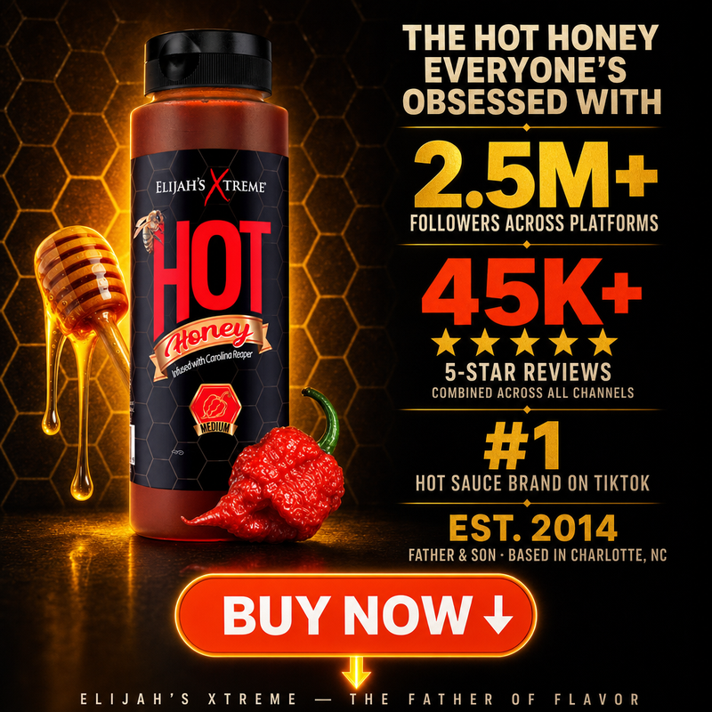 Elijah's Xtreme Elijah's Xtreme Hot Honey Hot Sauce Black