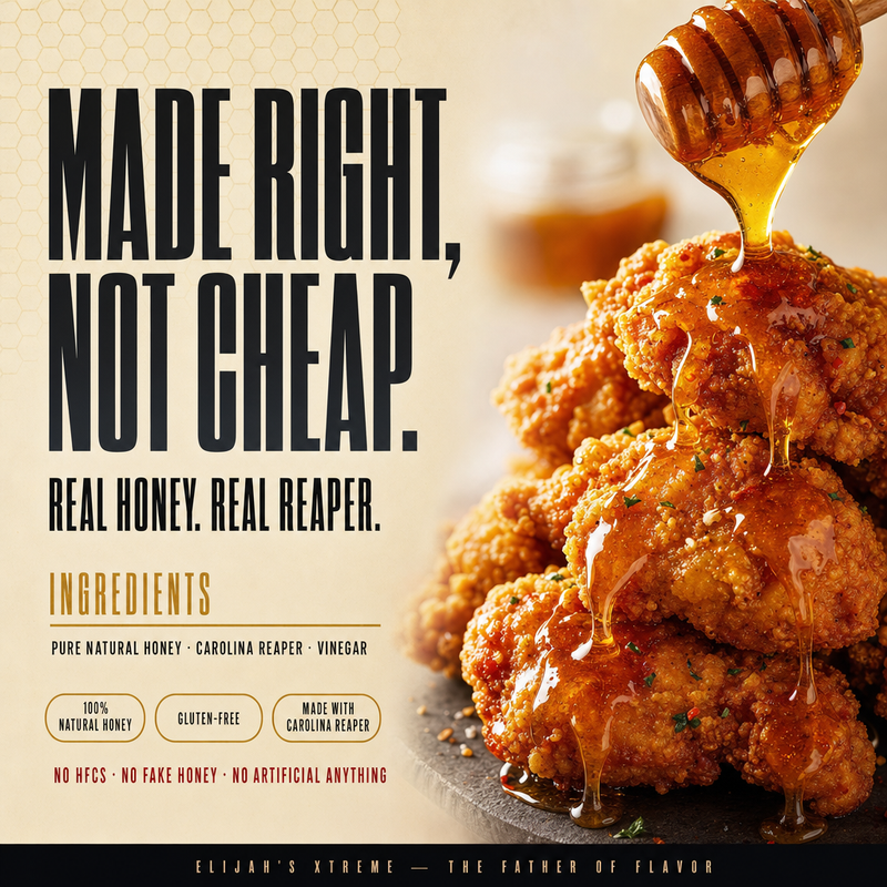 Elijah's Xtreme Elijah's Xtreme Hot Honey Hot Sauce Wheat