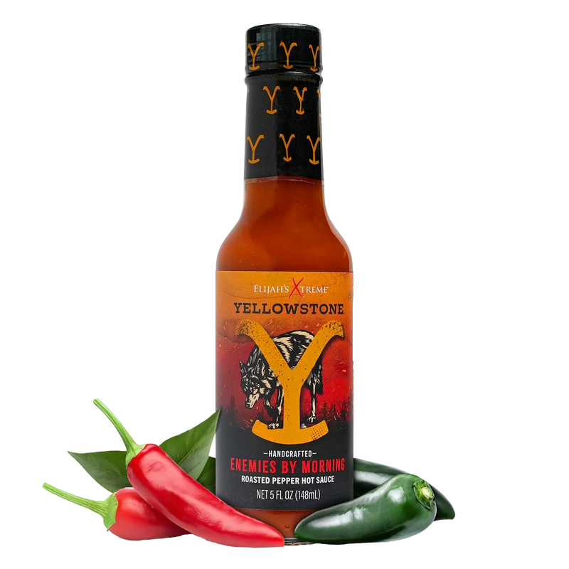 Elijah's Xtreme Enemies by Morning (Roasted Jalapeño) Hot Sauce Black