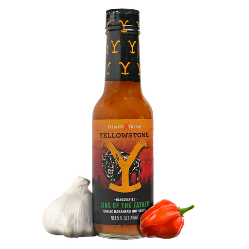 Elijah's Xtreme Sins of the Father (Garlic Habanero) Hot Sauce Black