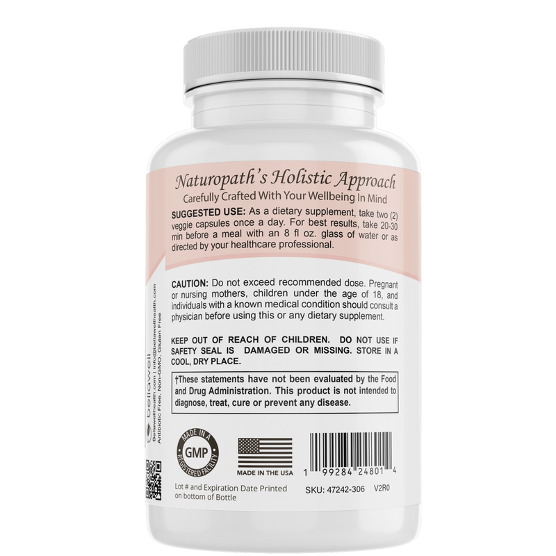 Bellawell Health Emergency Immune Support – Daily Wellness with Probiotics by Bellawell Capsules Light Gray