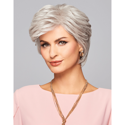 VIP Extensions HairUWear Enthusiastic Short Shag Wig – Medium Red Wig Gray
