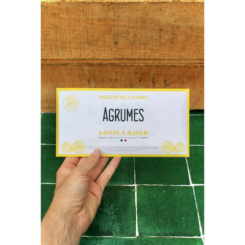 Martin de Candre Martin de Candre Agrumes Citrus Collection Shaving Soap Shaving Soap Sienna Envelope
