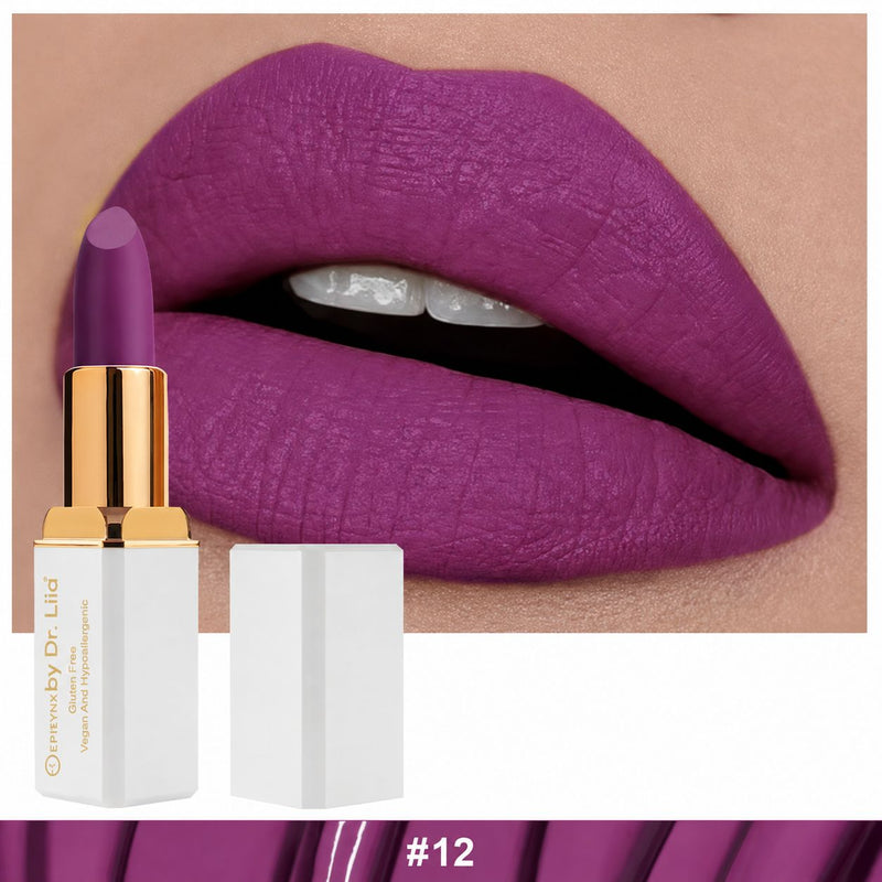 EpiLynx Hydrating Matte Lipstick for Dry Lips Lipstick White Smoke LS-009 #12 — Aria