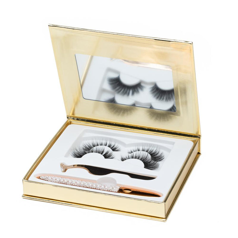 EpiLynx No-Glue Lash Kit – Waterproof Liner, Reusable Lashes & Vegan Formula Light Gray Dramatic False Lashes,Natural Looking Lashes