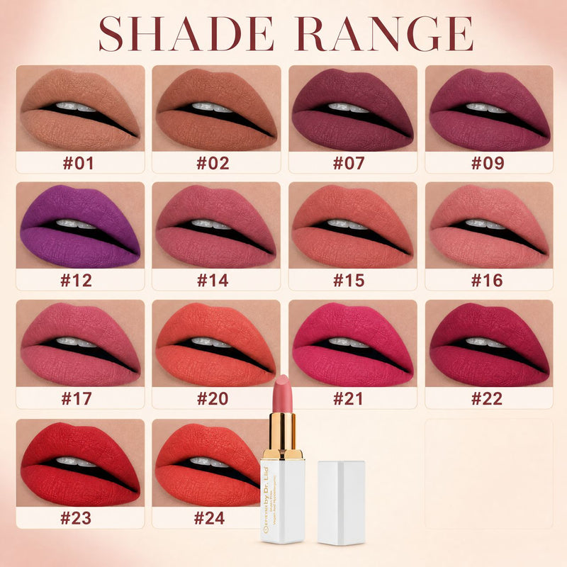 EpiLynx Hydrating Matte Lipstick for Dry Lips Lipstick Antique White 5,10,11,13,LS-009 #17 — Kinda Sexy,LS-009 #16 — Minx,LS-009 #22 — Cherry,LS-009 #23 — Rey,LS-009 #2 — Sable,LS-009 #12 — Aria,LS-009 #1 — Boardwalk,LS-009 #15 — Cali,LS-009 #14 — Butter,LS-009 #9 — Opinionated,LS-009 #7 — Siren,LS-009 #20 — Impulsive,LS-0
