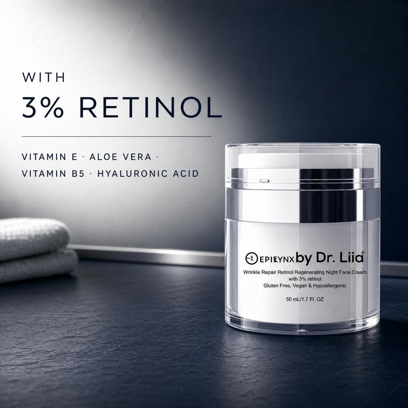 EpiLynx Gentle Retinol Night Cream Face Creams White Smoke