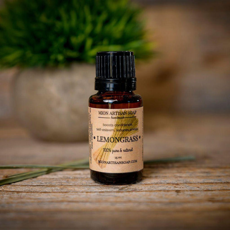 MION Artisan Soap Co. Lemongrass Essential Oil | Energizing, Clarifying Dim Gray