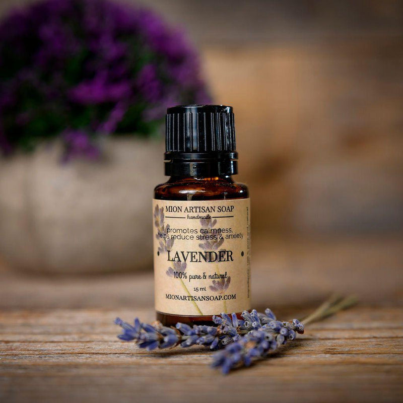 MION Artisan Soap Co. Lavender Essential Oil | Relaxation, Sleep Support Dim Gray