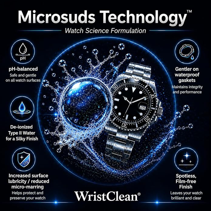 WristClean Essential Watch Cleaning Kit Watch Kits Black 1 Essential Kit