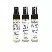 Rooted Earth Farm + Apothecary Yoga Mat Spray Gift Set Yoga Mat Sprays White Smoke kraft (brown),red + green,blue + white
