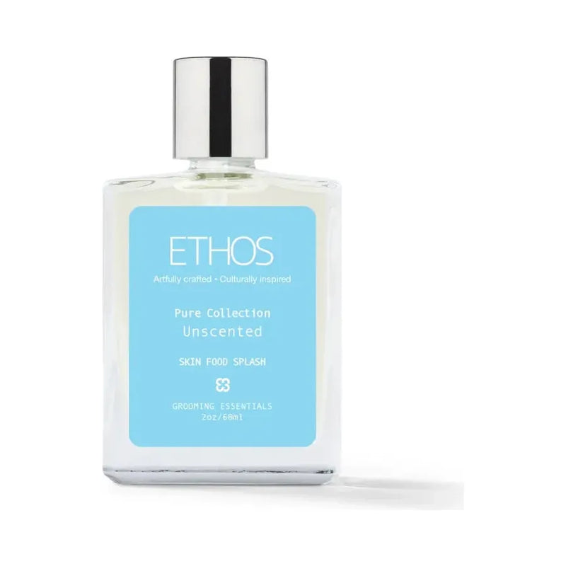 Ethos Grooming Essentials Ethos Grooming Essentials Unscented Shaving Collection Shaving Set Powder Blue Skin Food Splash 2 oz