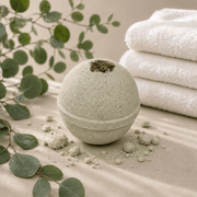 P R I N C I P L E Eucalyptus Essential Oil Bath Bomb Bath Dark Gray