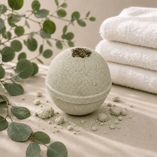 P R I N C I P L E Eucalyptus Essential Oil Bath Bomb Bath Dark Gray