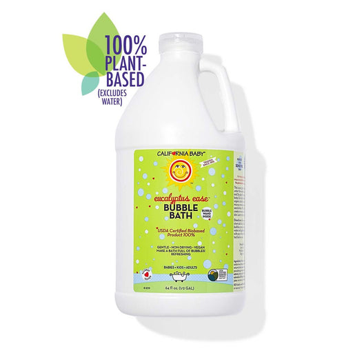 California Baby Eucalyptus Ease™ Bubble Bath Bubble Bath White Smoke 64oz/half gallon