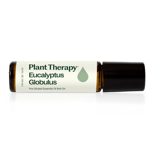 Plant Therapy Eucalyptus Globulus Essential Oil Pre-Diluted Roll-On Essential Oil Black 10 mL