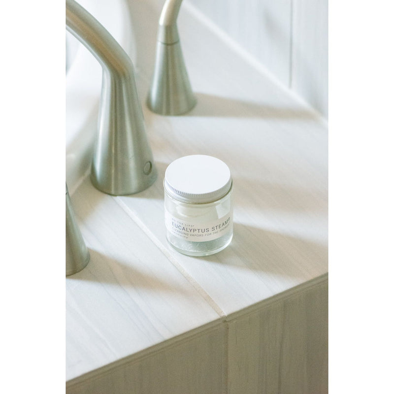 No Tox Life EUCALYPTUS STEAM® Cleansing vapors for the shower® - Mini Jar - No Tox Life® Accessories & Gifts Light Gray