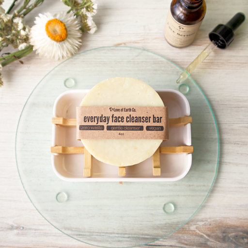 Love of Earth Co. Everyday Face Cleanser Bar Lavender Add a Soap Sock!,Just the Bar