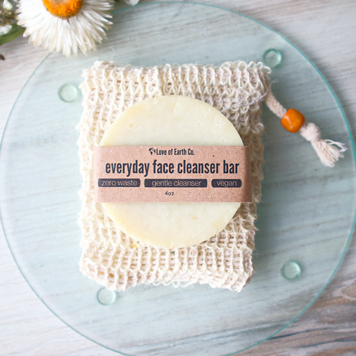 Love of Earth Co. Everyday Face Cleanser Bar Lavender Add a Soap Sock!