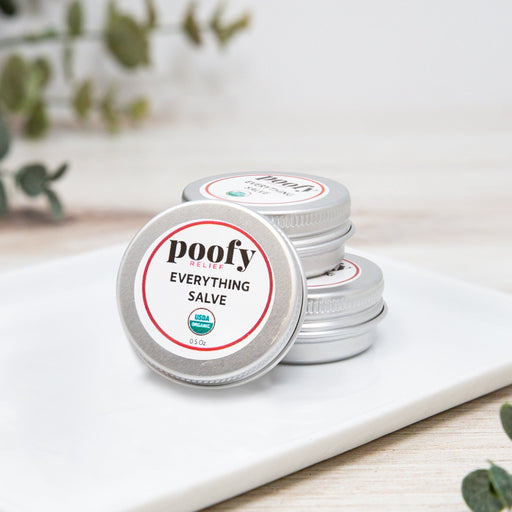 Poofy Organics Everything Salve Organic - Travel Set (3 pk) Wellness Light Gray