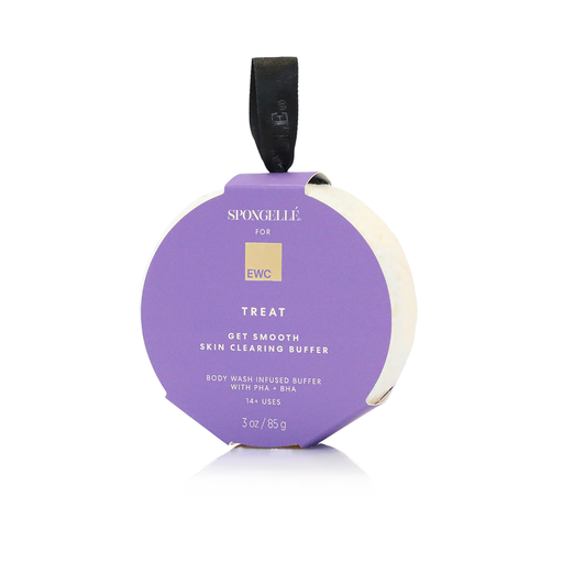 Spongellé Get Smooth Skin Clearing Body Buffer | EWC Collaboration Body Wash Infused Buffer Medium Purple