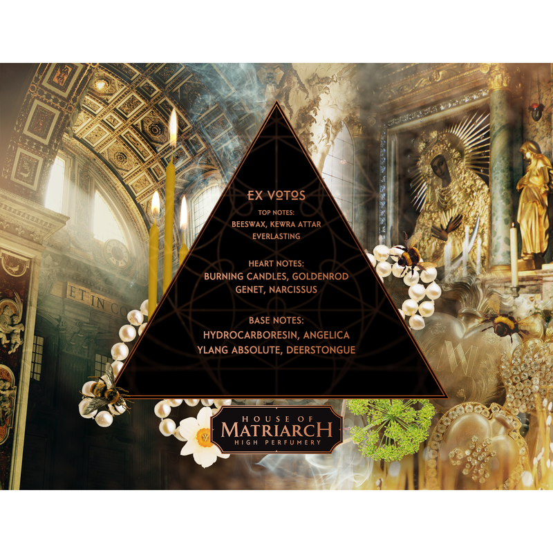 House of Matriarch High Perfumery EX VOTOS - Perfume of Miracles Perfume Dark Slate Gray 3.3ml,16ml,50ml