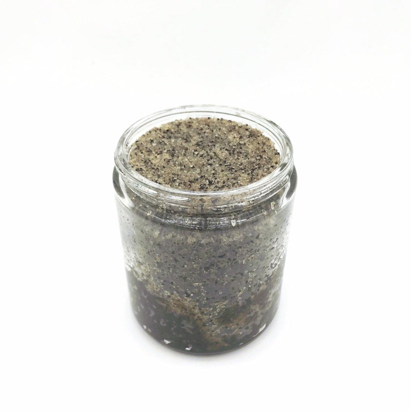 Rooted Earth Farm + Apothecary Coffee Sugar Body Scrub Face Masks + Scrubs White Smoke 4 oz,8 oz