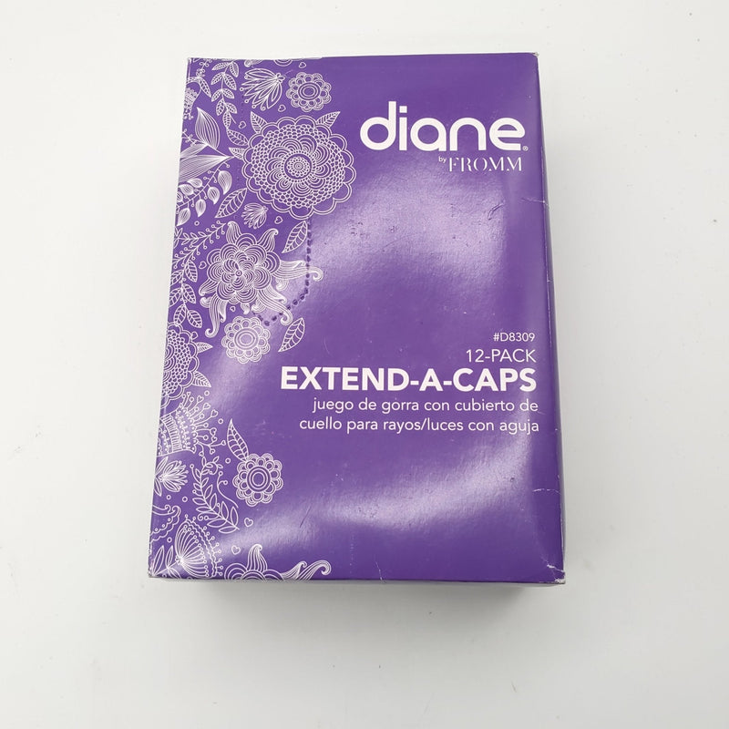 VIP Extensions Extend-A-Caps, 12 Pack, Includes Metal Hook Salon Supplies Lavender