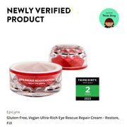 EpiLynx Enriching Ageless Rejuvenate Eye Cream for Mature Skin - Renew, Moisturize, Lift eye cream White Smoke