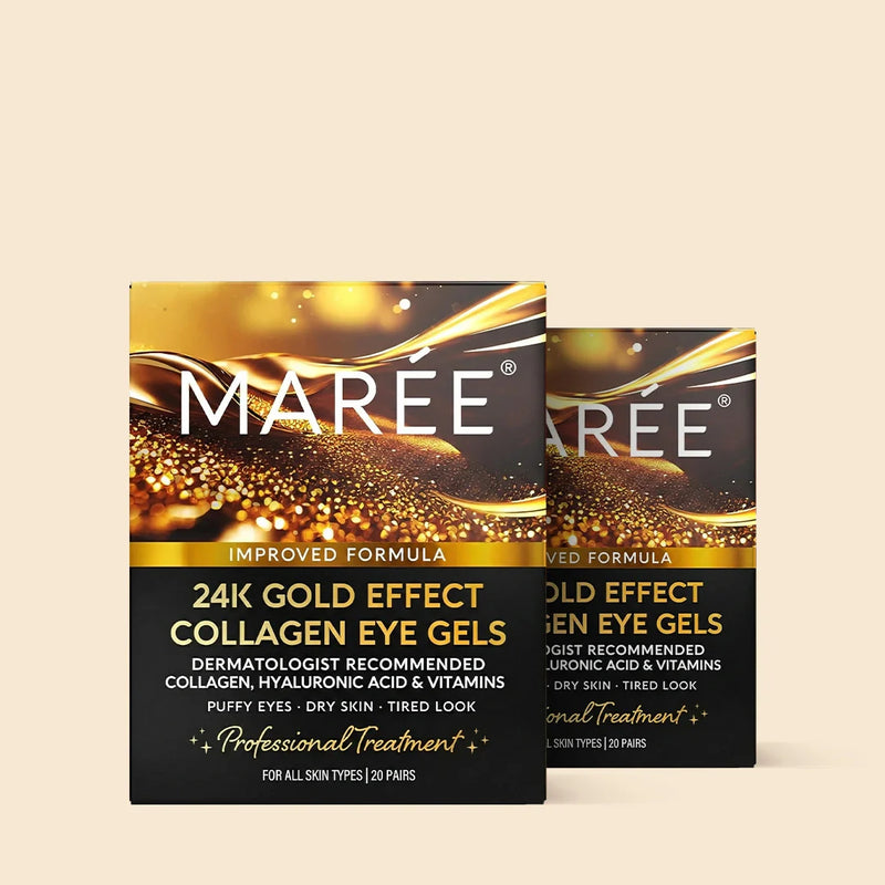 Maree 24K Gold Anti-Aging Eye Patches Black 2 items - Good choice