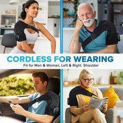 SmartPursue™ Neck and shoulder massager with heat Electric massagers White Smoke Black,Gray