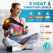 SmartPursue™ Neck and shoulder massager with heat Electric massagers White Smoke Black,Gray