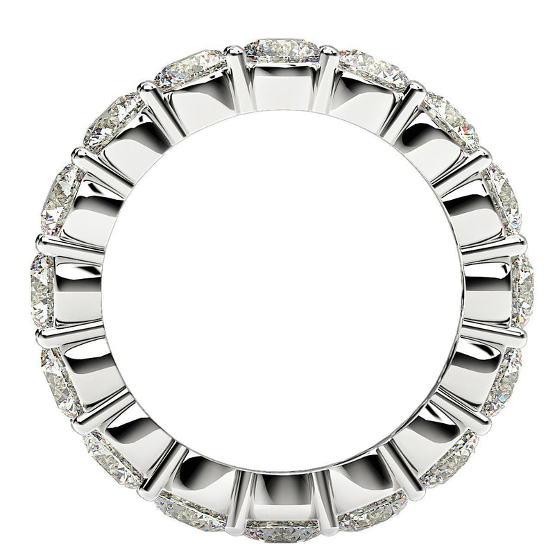 Bids.com Round Cut Lab Grown Diamond Eternity Ring in 14k White Gold (4 cttw FG/VS2) Rings White Smoke 4 / White Gold,4.5 / White Gold,5 / White Gold,5.5 / White Gold,6 / White Gold,6.5 / White Gold,7 / White Gold,7.5 / White Gold,8 / White Gold,8.5 / White Gold,9 / White Gold