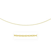 Bids.com 2.5mm 14k Yellow Gold Pendant Chain with Textured Links Necklaces White Smoke 16 / Yellow Gold,18 / Yellow Gold,20 / Yellow Gold,24 / Yellow Gold