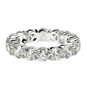 Bids.com Round Cut Lab Grown Diamond Eternity Ring in 14k White Gold (4 cttw FG/VS2) Rings White Smoke 4 / White Gold,4.5 / White Gold,5 / White Gold,5.5 / White Gold,6 / White Gold,6.5 / White Gold,7 / White Gold,7.5 / White Gold,8 / White Gold,8.5 / White Gold,9 / White Gold