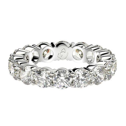 Bids.com Round Cut Lab Grown Diamond Eternity Ring in 14k White Gold (4 cttw FG/VS2) Rings White Smoke 4 / White Gold,4.5 / White Gold,5 / White Gold,5.5 / White Gold,6 / White Gold,6.5 / White Gold,7 / White Gold,7.5 / White Gold,8 / White Gold,8.5 / White Gold,9 / White Gold