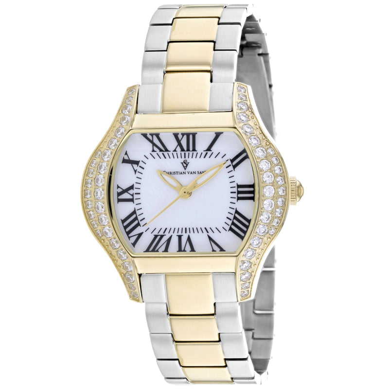 Bids.com Christian Van Sant Women's Bianca Watches White Smoke