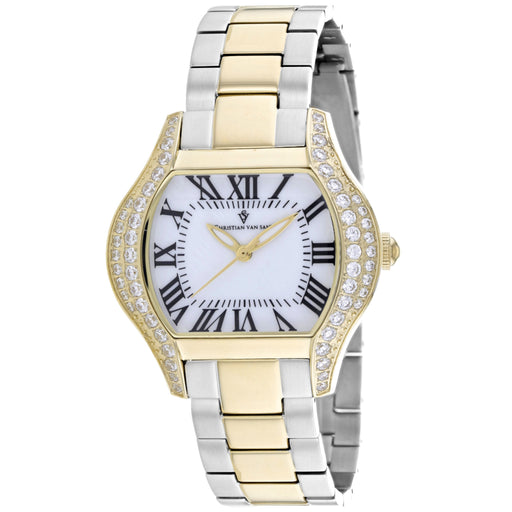 Bids.com Christian Van Sant Women's Bianca Watches White Smoke