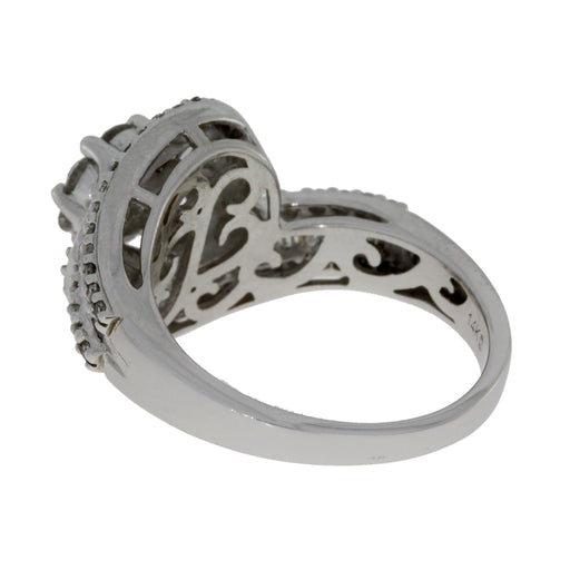 Bids.com 1.00ct Diamond Ring 14KT White Gold Rings White Smoke 7.0