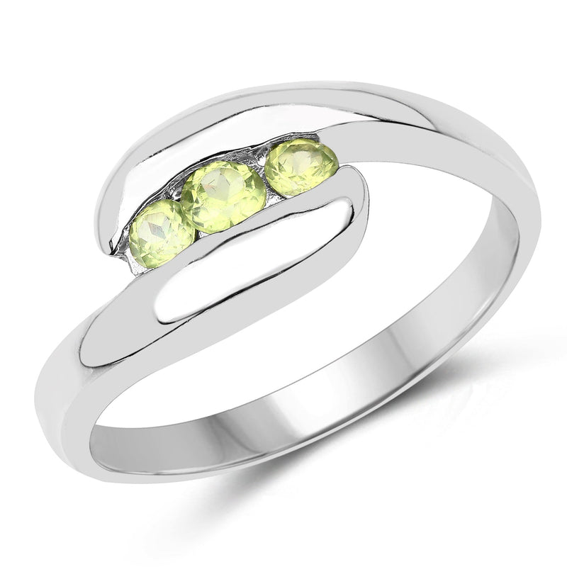 Bids.com 0.56 Carat Genuine Peridot .925 Sterling Silver Ring Rings White Smoke size 13.00,size 14.00,size 11.00,size 12.00,size 6.00,size 7.00,size 8.00,size 9.00,size 6.50,size 5.00,size 12.50