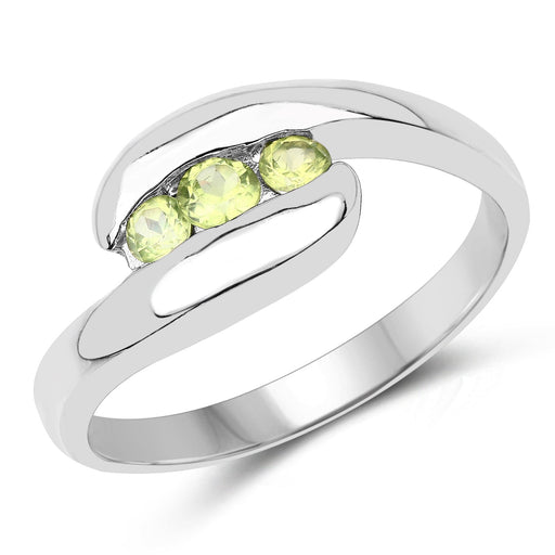 Bids.com 0.56 Carat Genuine Peridot .925 Sterling Silver Ring Rings White Smoke size 13.00,size 14.00,size 11.00,size 12.00,size 6.00,size 7.00,size 8.00,size 9.00,size 6.50,size 5.00,size 12.50