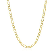 Bids.com 2.8mm 10k Yellow Gold Lite Figaro Chain Necklaces White Smoke 18 / Yellow Gold,20 / Yellow Gold,24 / Yellow Gold,One / Yellow Gold