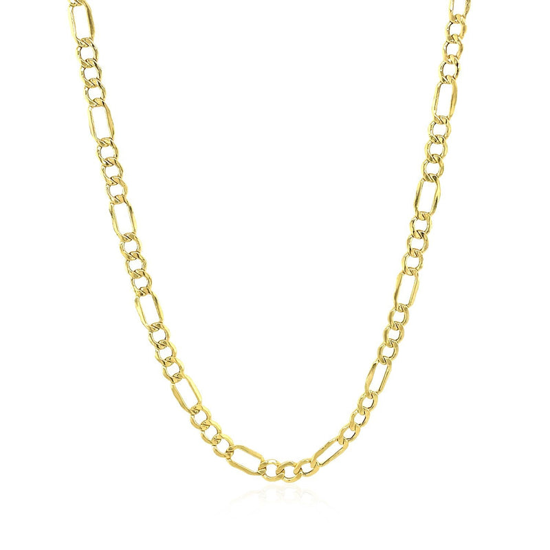 Bids.com 2.8mm 10k Yellow Gold Lite Figaro Chain Necklaces White Smoke 18 / Yellow Gold,20 / Yellow Gold,24 / Yellow Gold,One / Yellow Gold