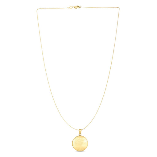 Bids.com 14k Yellow Gold Tree of Life Locket Necklace Necklaces White Smoke 18 / Yellow Gold