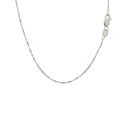 Bids.com 18k White Gold Box Chain 0.6mm Necklaces White Smoke 16 / White Gold,18 / White Gold,20 / White Gold,One / White Gold
