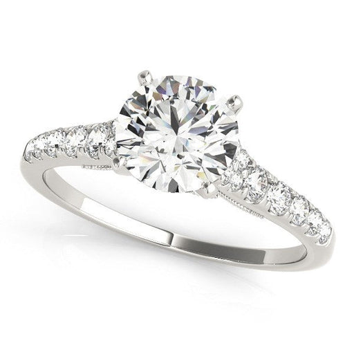 Bids.com 14k White Gold Diamond Engagement Ring With Single Row Band (1 3/4 cttw) Rings White Smoke 3 / White Gold,3.5 / White Gold,4 / White Gold,4.5 / White Gold,5 / White Gold,5.5 / White Gold,6 / White Gold,6.5 / White Gold,7 / White Gold,7.5 / White Gold,8 / White Gold,8.5 / White Gold,9 / White Gold