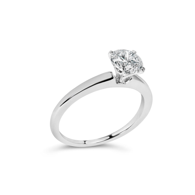 Bids.com 14K White Gold 1.0 Cttw Round Lab Grown Diamond 4 Prong Solitaire Engagement Ring (F-G Color, VS2-SI1 Clarity) - Ring Size 7 Rings White Smoke 7 / White.Gold,9 / White.Gold,6 / White.Gold,8 / White.Gold,5 / White.Gold
