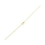 Bids.com Adjustable Cable Chain in 14k Yellow Gold (0.97 mm) Necklaces White Smoke 18 / Yellow Gold