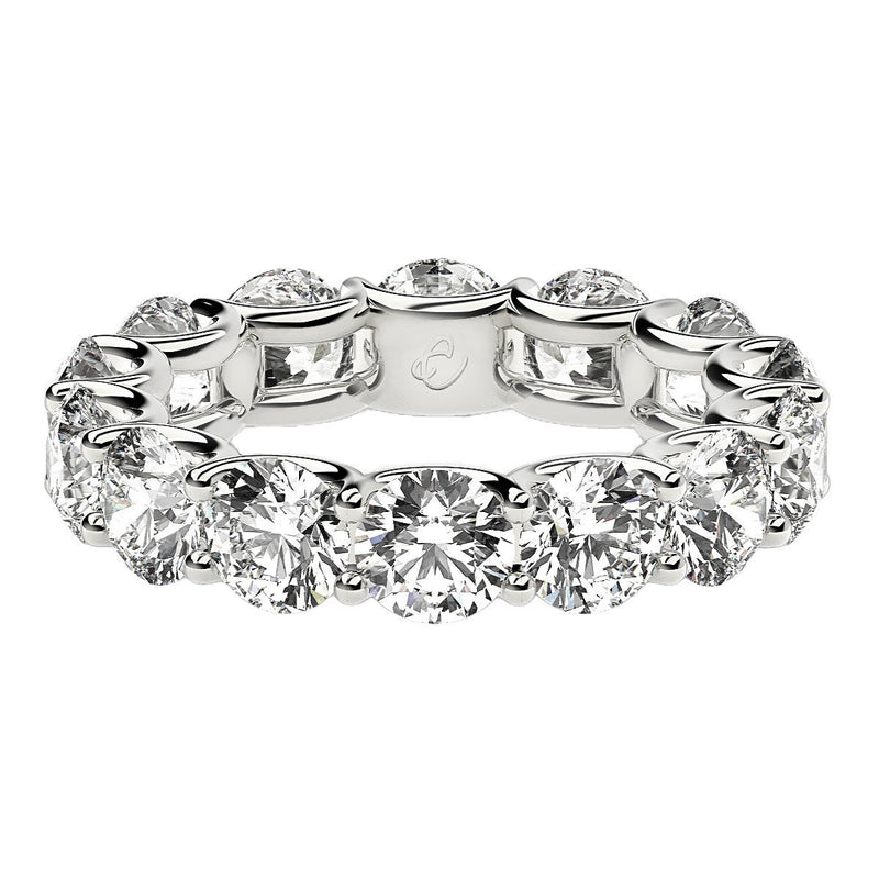 Bids.com Round Cut Lab Grown Diamond Eternity Ring in 14k White Gold (6 cttw FG/VS2) Rings White Smoke 4 / White Gold,4.5 / White Gold,5 / White Gold,5.5 / White Gold,6 / White Gold,6.5 / White Gold,7 / White Gold,7.5 / White Gold,8 / White Gold,8.5 / White Gold,9 / White Gold
