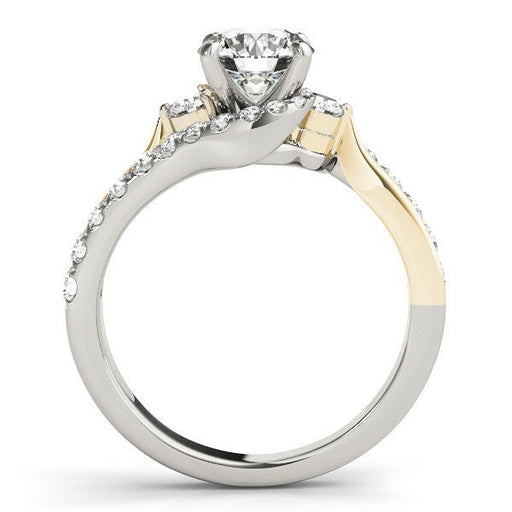 Bids.com 14k White And Yellow Gold Round Bypass Diamond Engagement Ring (1 1/2 cttw) Rings White Smoke 3 / Two-Tone Gold,3.5 / Two-Tone Gold,4 / Two-Tone Gold,4.5 / Two-Tone Gold,5 / Two-Tone Gold,5.5 / Two-Tone Gold,6 / Two-Tone Gold,6.5 / Two-Tone Gold,7 / Two-Tone Gold,7.5 / Two-Tone Gold,8 / Two-Tone Gold,8.5 / Two-Tone Gold,9 / Two-Tone Gold